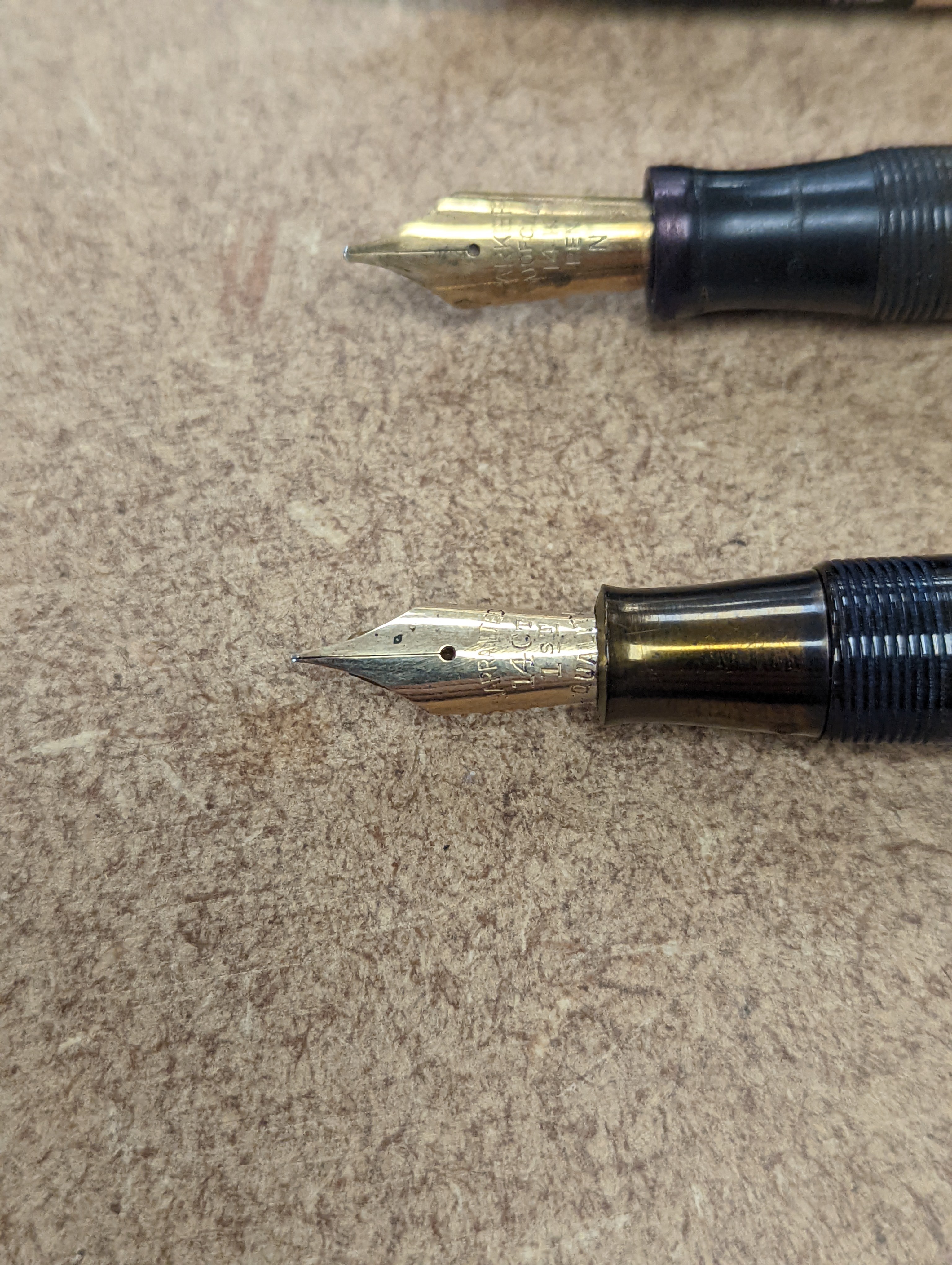 A quantity of fountain pens, 19 in total.